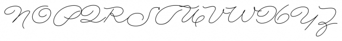 Rolling Pen Complete Font UPPERCASE