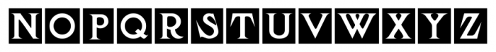 Roma Initial Caps JNL Regular Font UPPERCASE