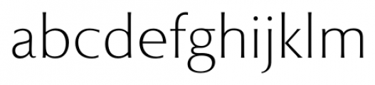 Roma Light Font LOWERCASE