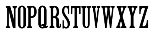 Roman Wood Type JNL Regular Font LOWERCASE