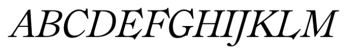 Ronaldson Italic Font UPPERCASE