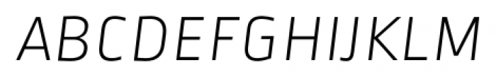 Ropa Sans SC Pro ExtraLight Italic Font LOWERCASE