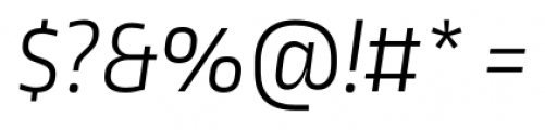 Ropa Sans SC Pro Light Italic Font OTHER CHARS
