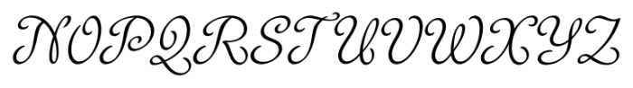 Rosabella Regular Font UPPERCASE
