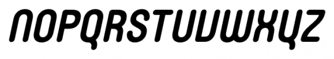 Rotundus Rounded Black Italic Font UPPERCASE