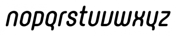 Rotundus Rounded Bold Italic  Font LOWERCASE
