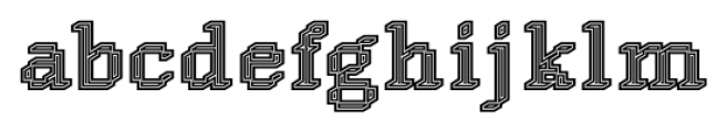 Rough No8 Regular Font LOWERCASE