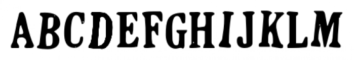 Rough Print JNL Regular Font UPPERCASE