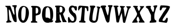 Rough Print JNL Regular Font UPPERCASE