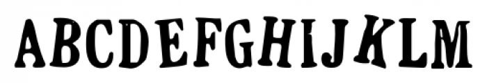 Rough Print JNL Regular Font LOWERCASE