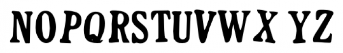 Rough Print JNL Regular Font LOWERCASE