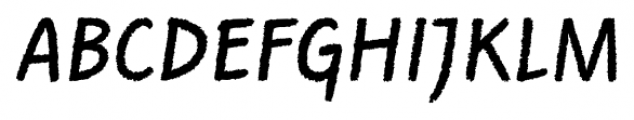 Rough the Type Regular Font UPPERCASE