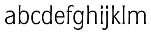 Roundest Serial Xlight Font LOWERCASE