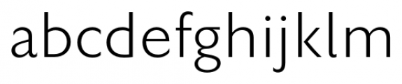 Rowton Sans FY Light Font LOWERCASE