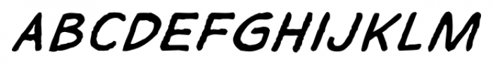 Roy Lichtenstein Regular Font LOWERCASE