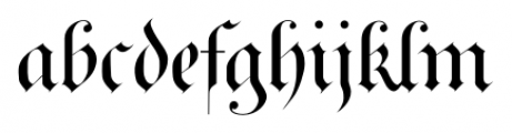 RoyalBavarian Regular Font LOWERCASE