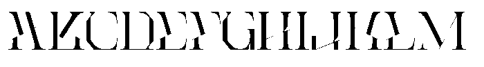 Roab Luxury Regular Font UPPERCASE