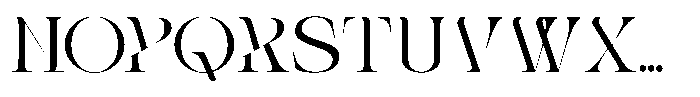 Roab Luxury Regular Font LOWERCASE