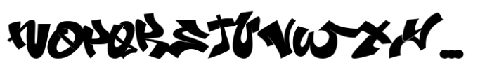 Roadart Grafiti Font LOWERCASE
