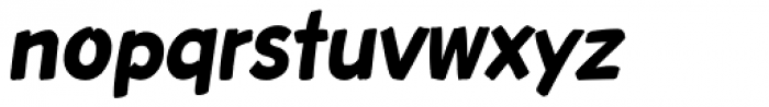 Roadbrush Italic Font LOWERCASE