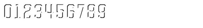 Roadhouse Bevel Highlight Font OTHER CHARS