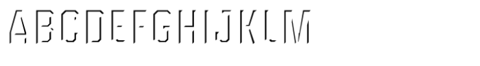 Roadhouse Bevel Highlight Font UPPERCASE