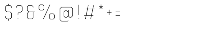Roadhouse Bevel Line Fill Font OTHER CHARS