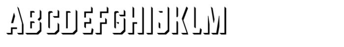Roadhouse Extrude Full Font UPPERCASE