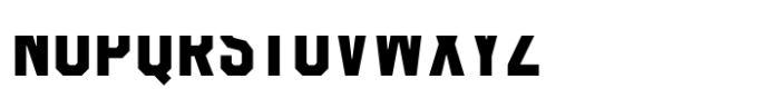 Roadhouse Half Fill Font UPPERCASE