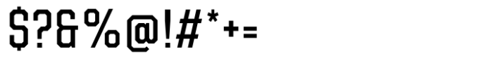Roadhouse Light No1 Font OTHER CHARS