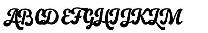 Roadhouse Script Upright Font UPPERCASE