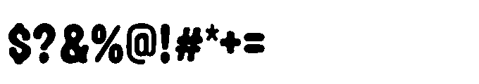 Roadscript Caps Regular Font OTHER CHARS