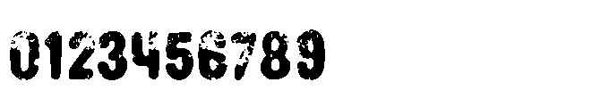 Roadscript Caps Rough Font OTHER CHARS