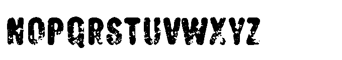 Roadscript Caps Rough Font UPPERCASE