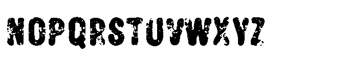 Roadscript Caps Rough Font LOWERCASE