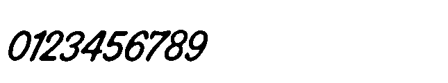 Roadscript Regular Font OTHER CHARS