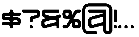 Roamer Isme Font OTHER CHARS