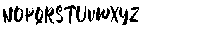 Roarety Rough Script Font UPPERCASE