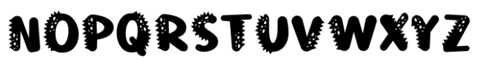 Roaring Dino Font LOWERCASE