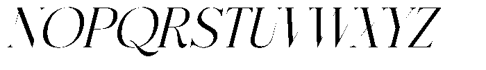 Roastirs Italic Font UPPERCASE