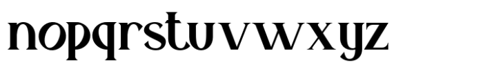 Roaze Font LOWERCASE