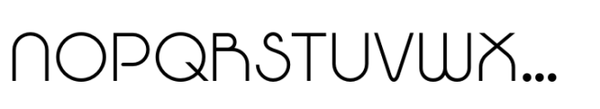 Robeaugo Light Font UPPERCASE