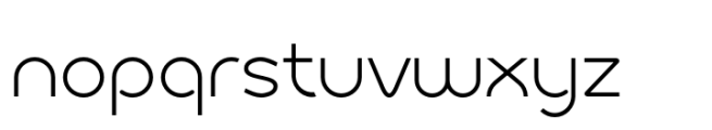 Robeaugo Light Font LOWERCASE