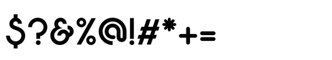 Robeaugo Semibold Font OTHER CHARS
