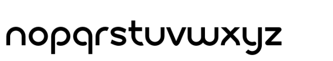 Robeaugo Semibold Font LOWERCASE
