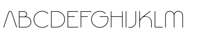 Robeaugo Thin Font UPPERCASE