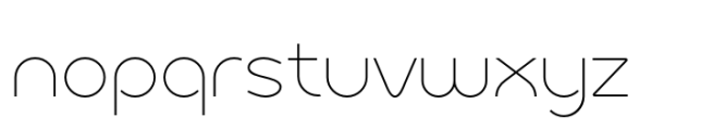 Robeaugo Thin Font LOWERCASE