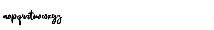 Roberto Zature Font LOWERCASE