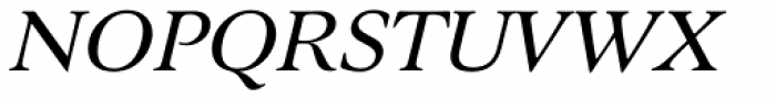 Robertson Italic Font UPPERCASE