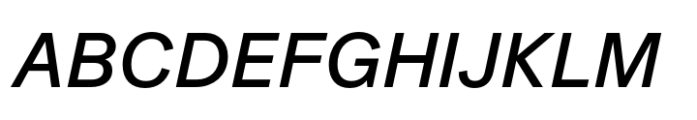 Robin Pro Medium Italic Font UPPERCASE